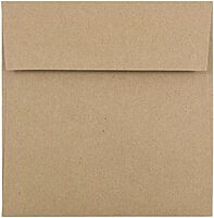 JAM Paper Square Invitation Envelopes (Recycled)