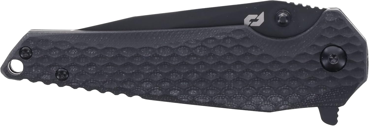 Schrade Delta Class Fanatic Folder 7.25in with 3.13in AUS-8 Steel Blade and G10 Handle for EDC