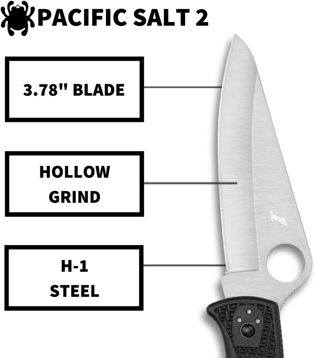 SPYDERCO Pacific Salt 2 Lightweight Folding Knife