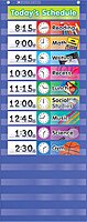 Scholastic Daily Schedule Pocket Chart, Blue