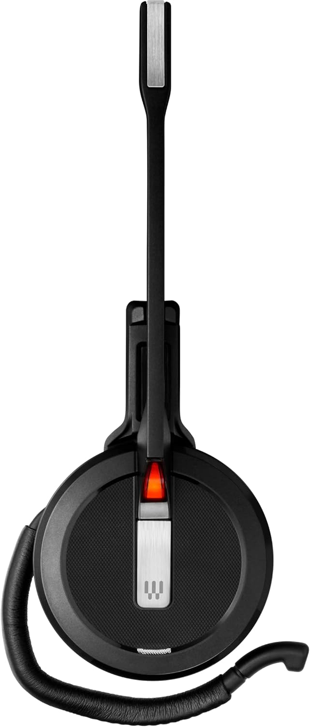 Sennheiser SDW 5016 (507016) Single-Sided Wireless DECT Headset for Desk Phone Softphone/PC& Mobile Phone Connection Dual