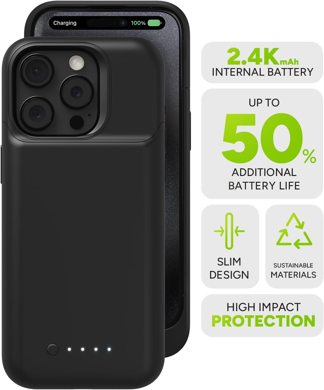 Mophie Juice Pack iPhone 15 Battery Case - Legendary Power & Protection