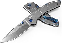 Benchmade - Narrows 748 EDC Knife with Gray Titanium Handle (748)