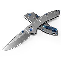 Benchmade - Narrows 748 EDC Knife with Gray Titanium Handle (748)
