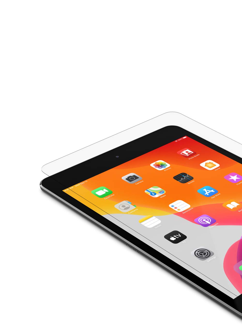 Belkin iPad 8th Generation Screen Protector (ScreenForce TemperedGlass Screen Protector for iPad 8th & 7th gen, iPad Air 3