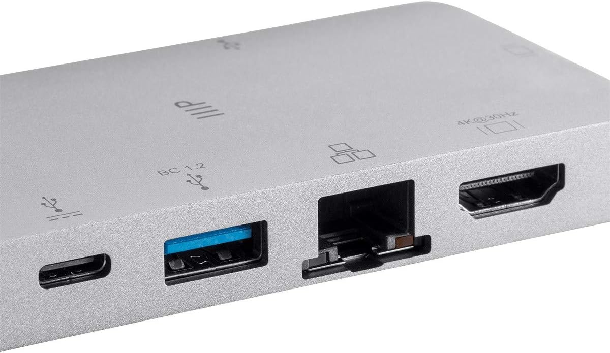 Monoprice USB-C to HDMI Adapter - Resolution up to 4k@60hz, Aluminum Alloy Shell, Gray - Consul Series