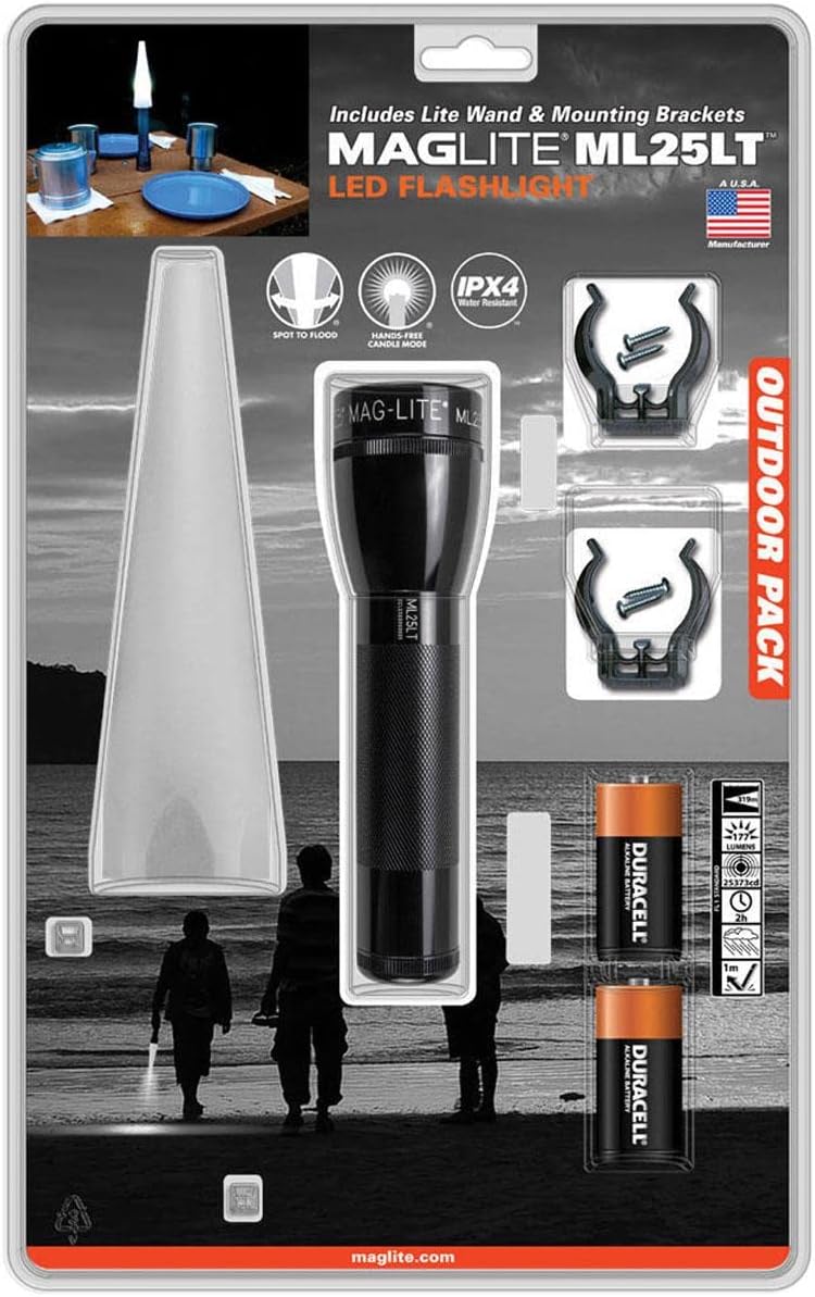 ML25LT 2C LED Flashlight with Lite Wand (White)