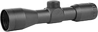 NcSTAR 4x30 Compact Rifle Scope, P4 Sniper Reticle, 1/4 MOA, 1 inch Tube, Black, SC430B