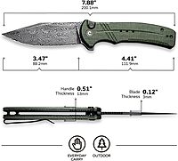 CIVIVI Cogent Button Lock Flipper Pocket Knife