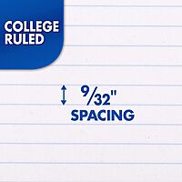 Mead Composition Notebook, College Ruled Paper, 9-3/4" x 7-1/2", 100 Sheets, Black Marble (09932)