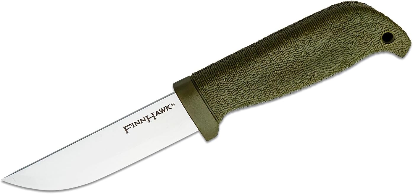 Cold Steel Finn Hawk 4" Durable Compact German 4116 Steel Fixed Blade Outdoor Bushcraft Game Hunting Utility Knife