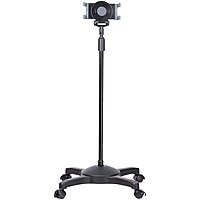 StarTech.com Mobile Tablet Stand with wheels, Adjustable, Universal Rolling Tablet Stand - STNDTBLTMOB