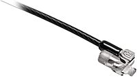 Kensington MicroSaver 2.0 Keyed Laptop Lock - Patented T-bar/Key Lock - Black, Silver - Carbon Steel - For Notebook - TAA Compliant
