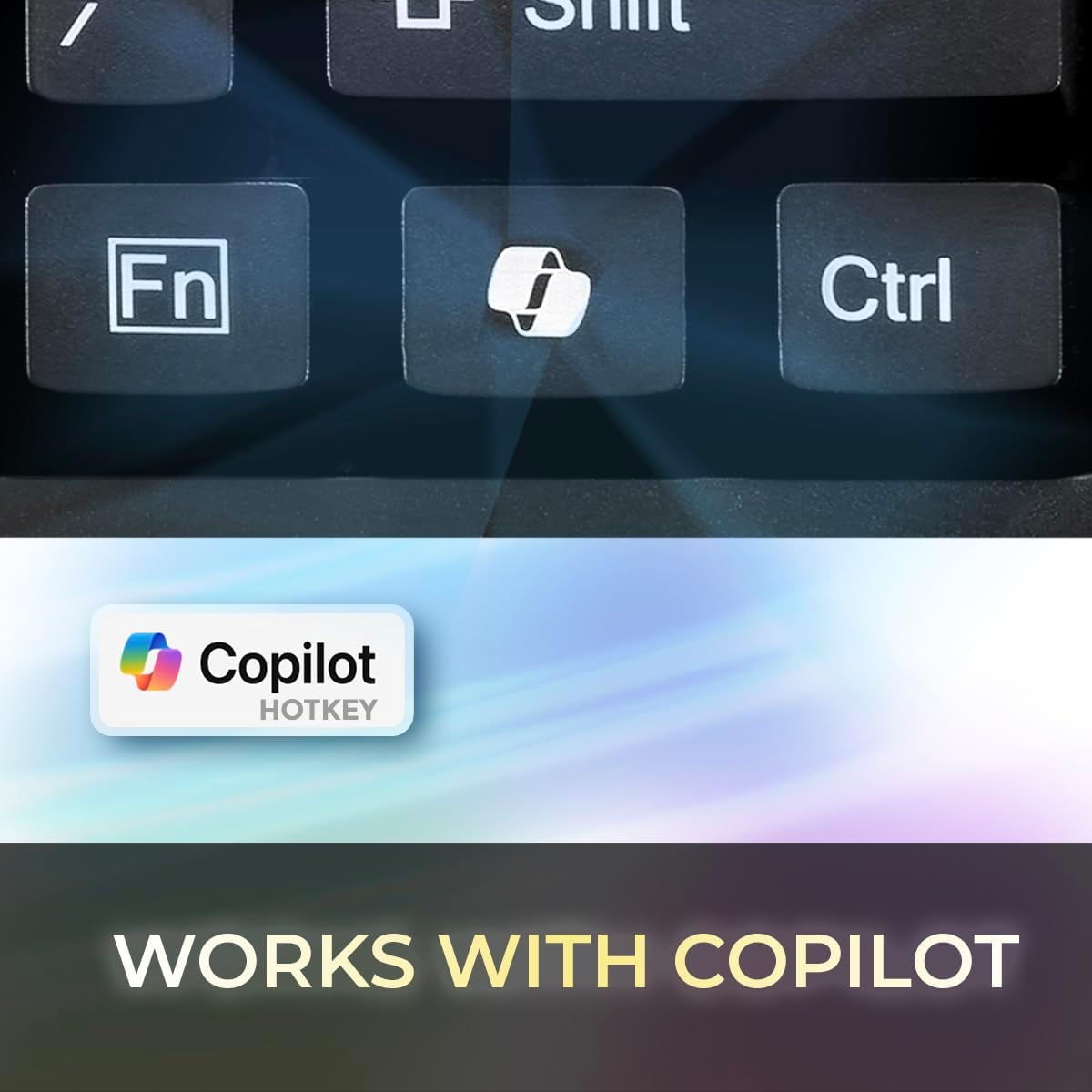 Multi-OS Mechanical Keyboard with Copilot AI Hotkey