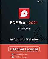 PDF Extra 2021 - Professional PDF Editor – Edit, Protect, Annotate, Fill and Sign PDFs - 1 Windows PC/1 User/Lifetime license