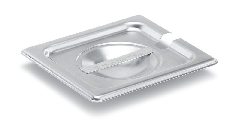 Vollrath Super Pan V 1/6 Size Slotted Pan Cover, Silver