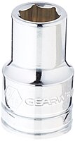 GEARWRENCH 1/2" Drive 6 Point Standard SAE Socket 7/16" - 80602 , Black