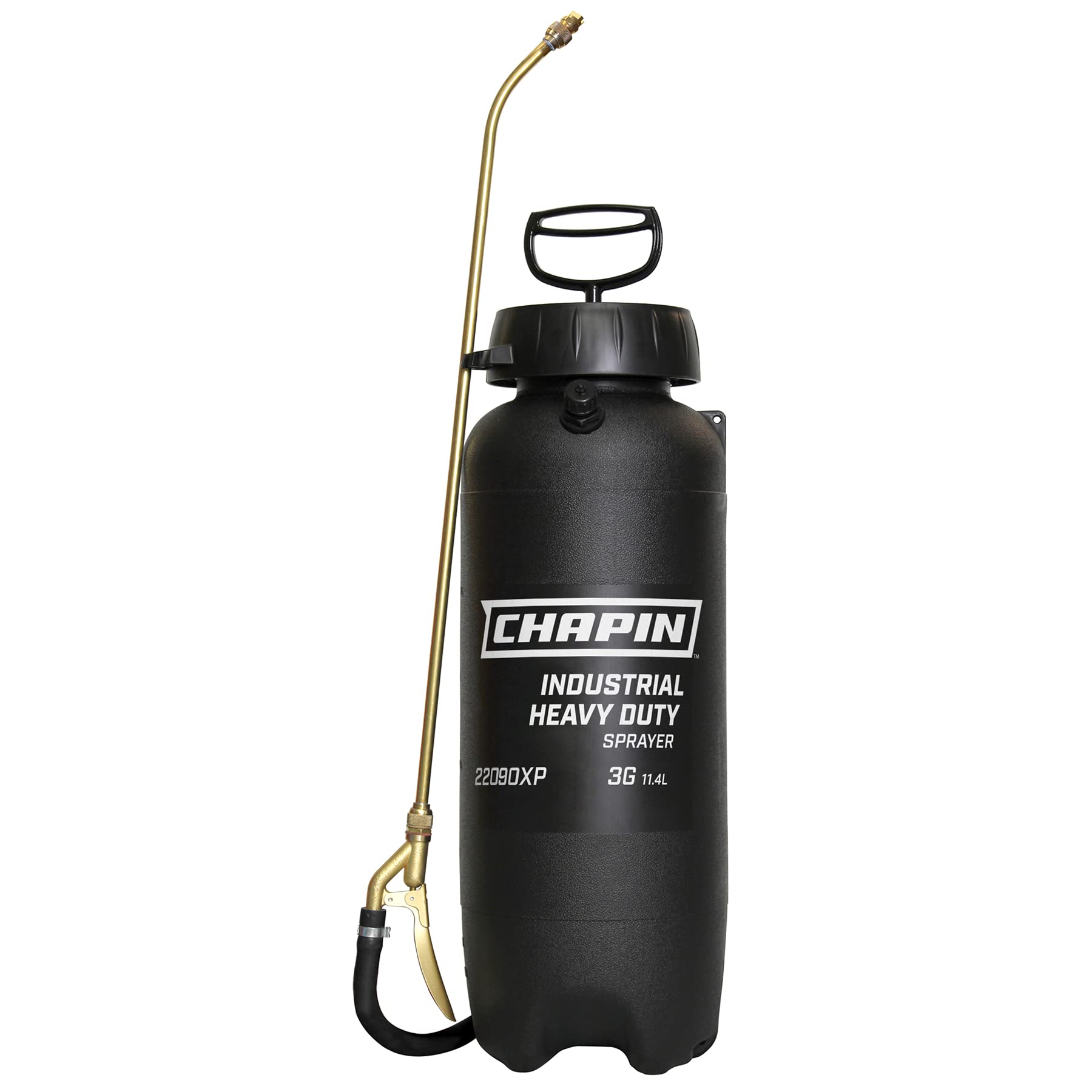 Chapin 22090XP Industrial 3-Gallon Poly Heavy-Duty Sprayer for Solvents, Pesticides, Herbicides and Fertilizers