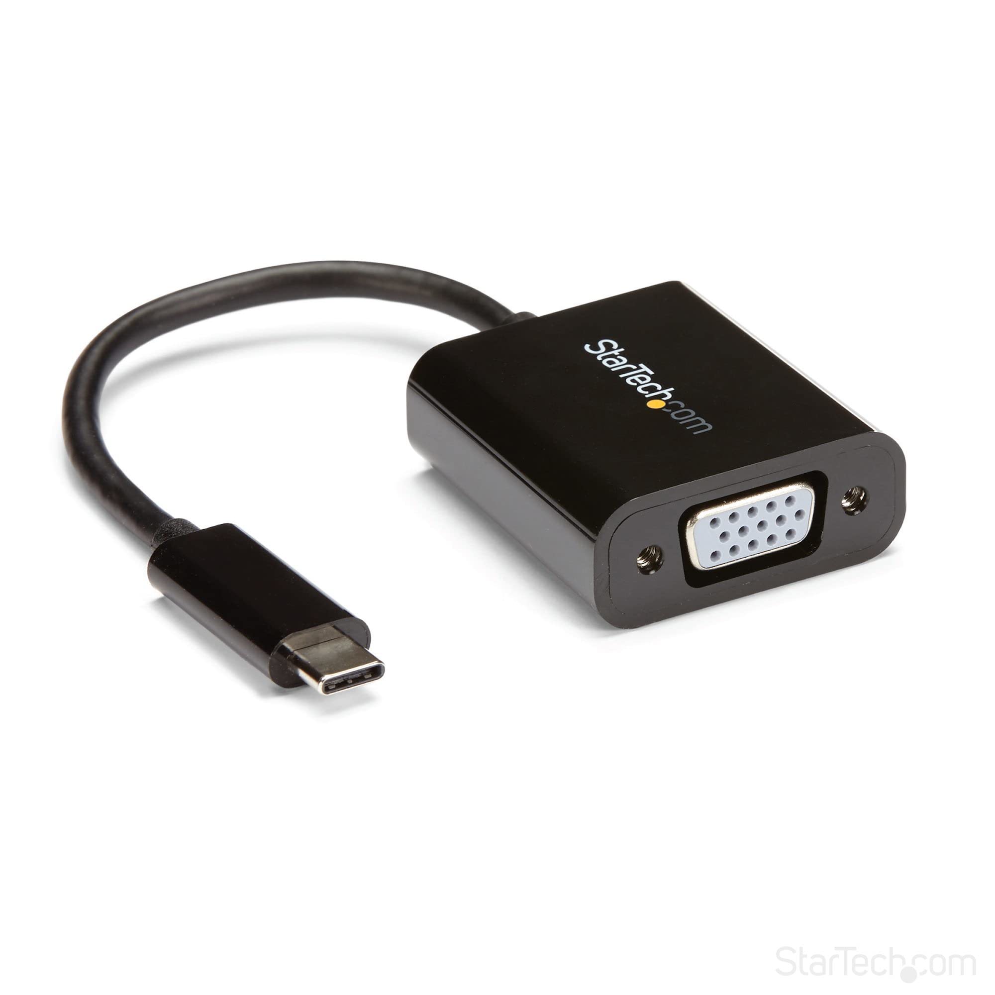 StarTech.com USB-C to VGA Adapter - Thunderbolt 3 Compatible