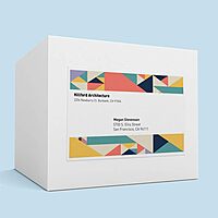 Avery Matte White Rectangle Labels, Sure Feed Technology, 10 x 7