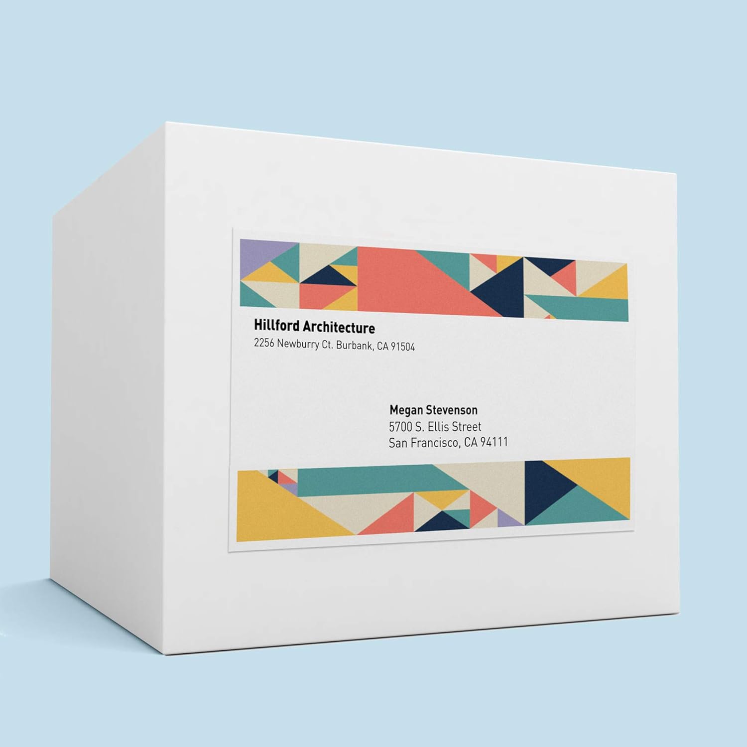 AVERY Matte White Rectangle Labels, Sure Feed Technology, 10" x 7.5"