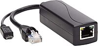 Tripp Lite PoE to USB Micro-B and RJ45 Active Splitter 48V to 5V 1A 100M (NPOE-SPL-G-5VMU)