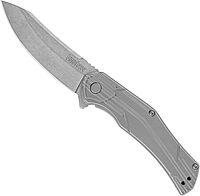 Kershaw Husker Folding Pocket Knife, 3-Inch Blade with SpeedSafe Assisted Opening, Frame Lock (1380)