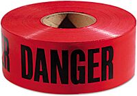Empire Level 77-1004 Red "Danger" Barricade Tape, 1000-Feet by 3-Inch