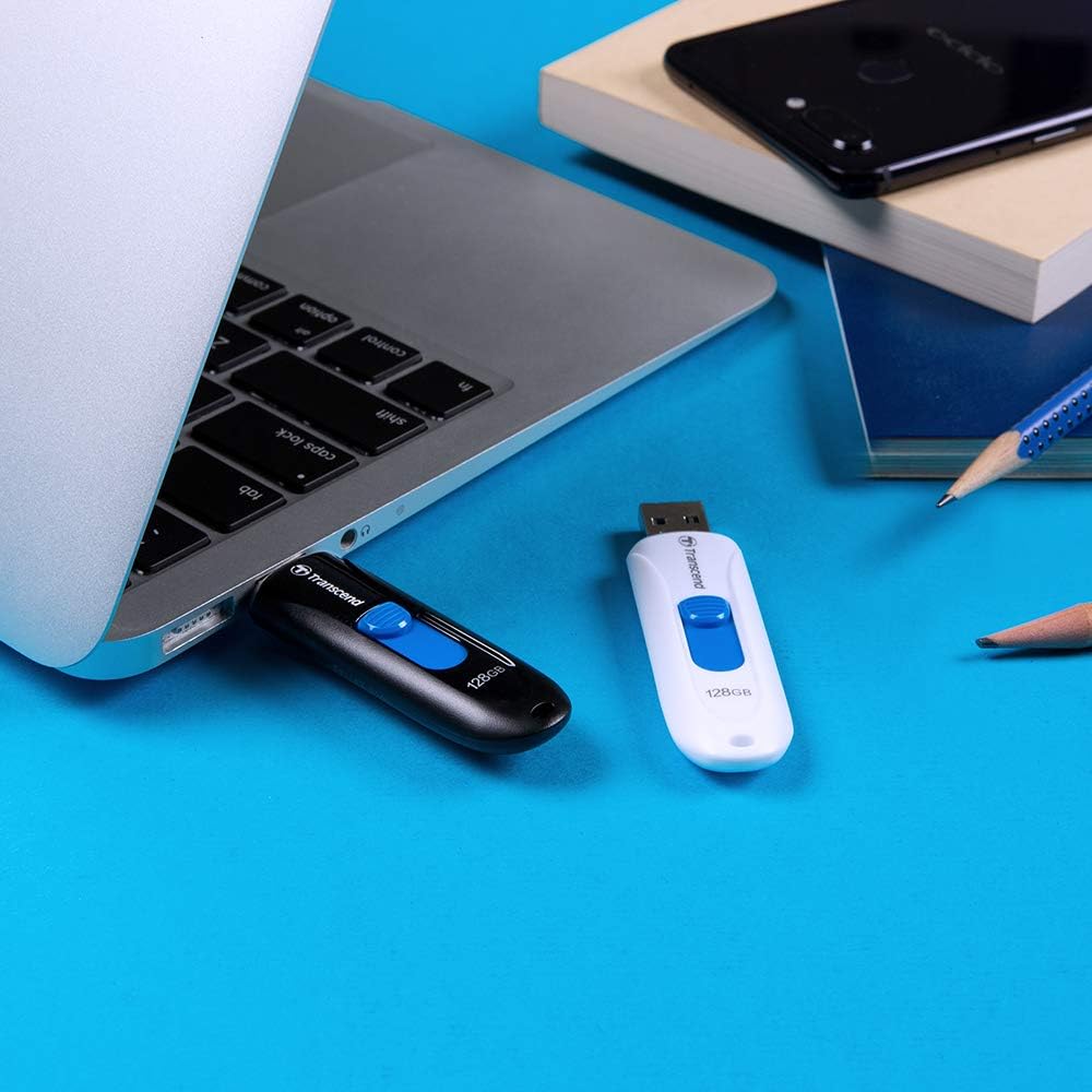 Transcend 64GB JetFlash 790 USB 3.0 Flash Drive (TS64GJF790K), Black 64GB JF790K ( Type A )