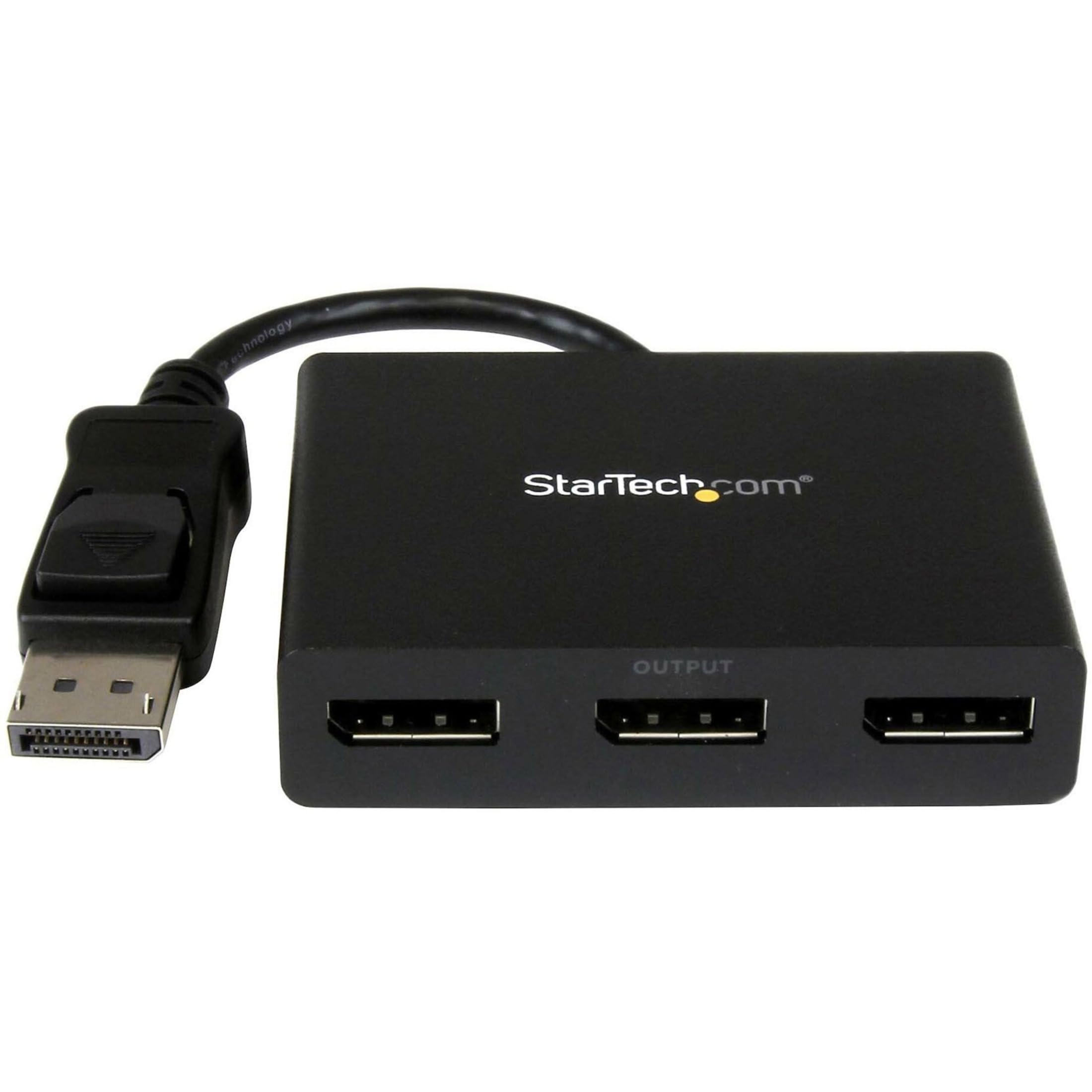 StarTech.com 3-Port DisplayPort 1.2 Splitter, DisplayPort to 3x DP Multi-Monitor Adapter