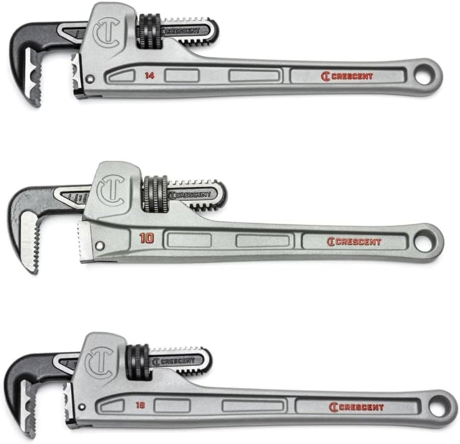 Crescent CAPW18 Aluminum Straight Pipe Wrench - 18" OAL, 2-1/2" Capacity