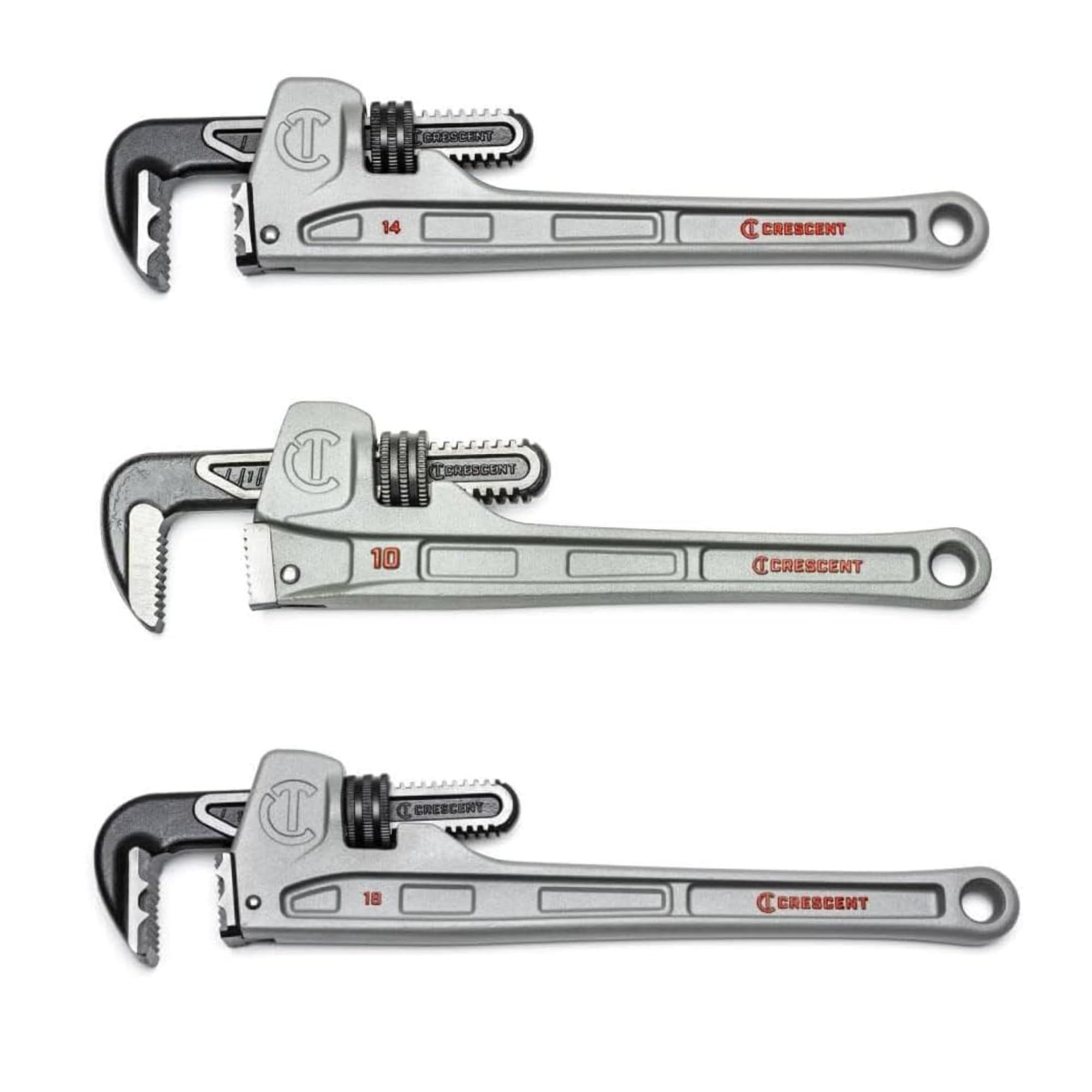 Crescent CAPW18 Aluminum Straight Pipe Wrench - 18" OAL, 2-1/2" Capacity
