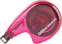 Office Depot® Brand Side-Application Correction Tape, 1 Line x 392" , Pack Of 16 Cartridges
