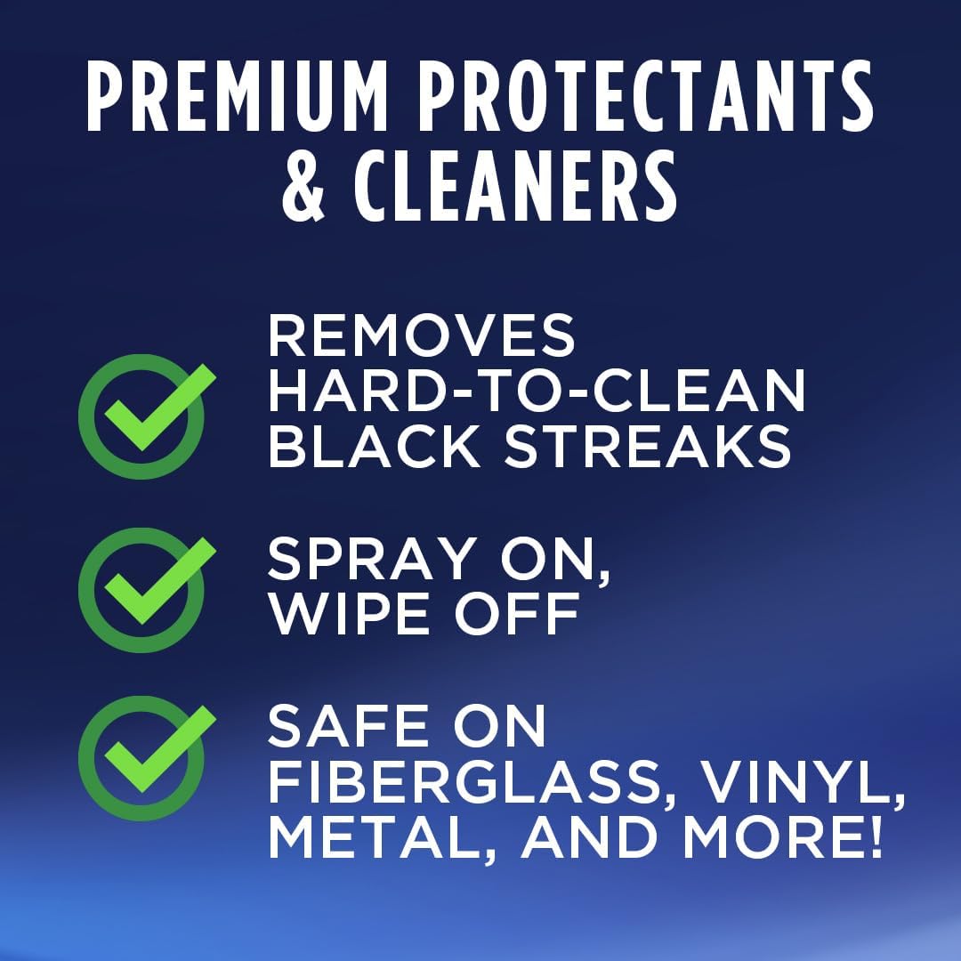 303 Products Black Streak Remover - Removes Black Streaks and Dirt, Provides A Clean, Streak-Free Finish on RVs, Campers