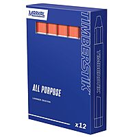 Markal Timberstik #200 All-Purpose Lumber Crayon, Wax-Based, 1/2\" Hex x 4-5/8\"