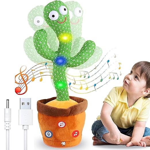 Rechargeable Talking & Dancing Cactus