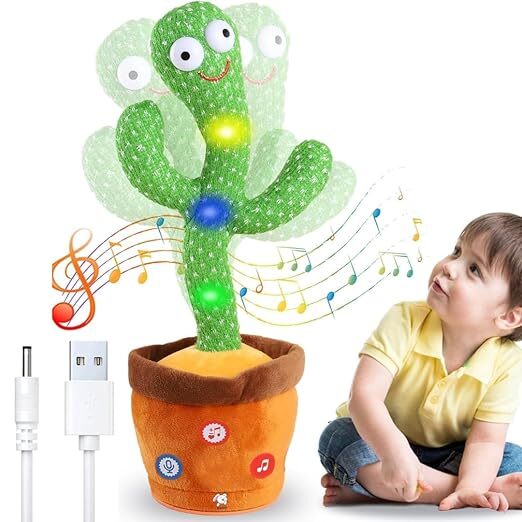 Rechargeable Talking & Dancing Cactus