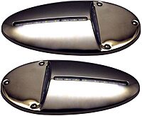 Innovative Lighting LED Docking Light- Mirrored Stainless Steel - Pair