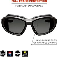 Ergodyne Skullerz Loki Convertible Anti-Fog Safety Glasses