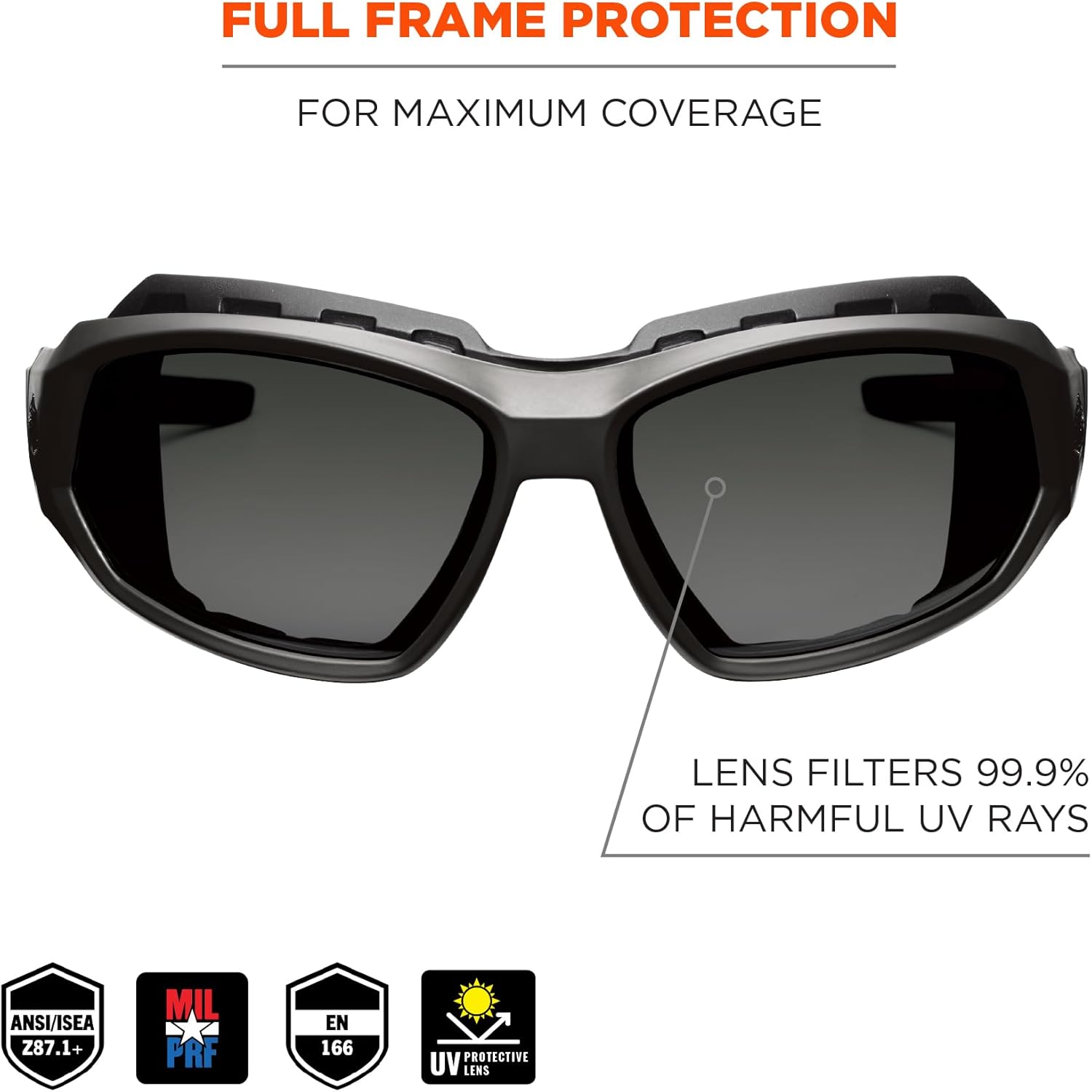 Ergodyne Skullerz Loki Convertible Anti-Fog Safety Glasses