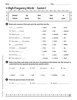 Extra Practice for Struggling Readers: High-Frequency Words: Motivating Practice Packets That Help Intermediate Students Master 240 Essential Words They Need to Know to Succeed in Reading and Writing