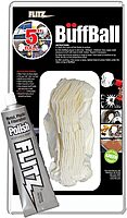 Flitz Buff Ball - Large 5" - White w/1.76oz Tube Flitz Polish