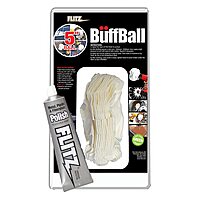 Flitz Buff Ball - Large 5" - White w/1.76oz Tube Flitz Polish