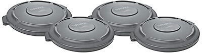 Rubbermaid BRUTE Commercial Flat Round Lid for BRUTE Containers