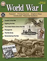 Mark Twain World War I World History Workbook, Middle School Books Covering WWI Causes, Propaganda, and More