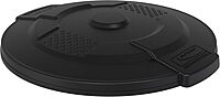 Suncast Commercial Utility Trash Can Lid, 32 Gallon, Black