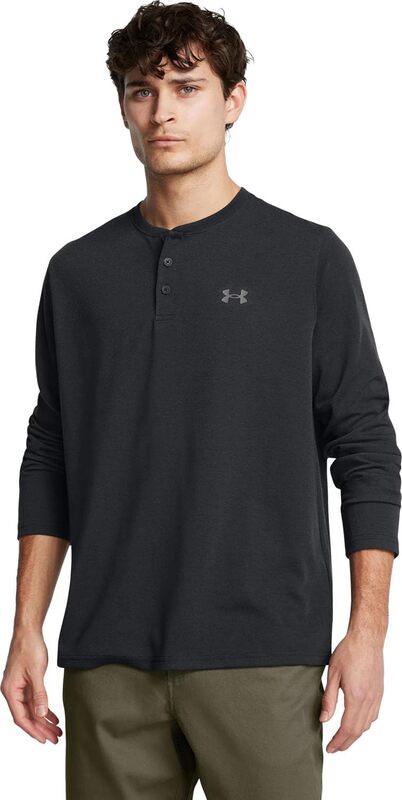 Under Armour 1386997-1-XXL UA M CGI Henley Black XXL