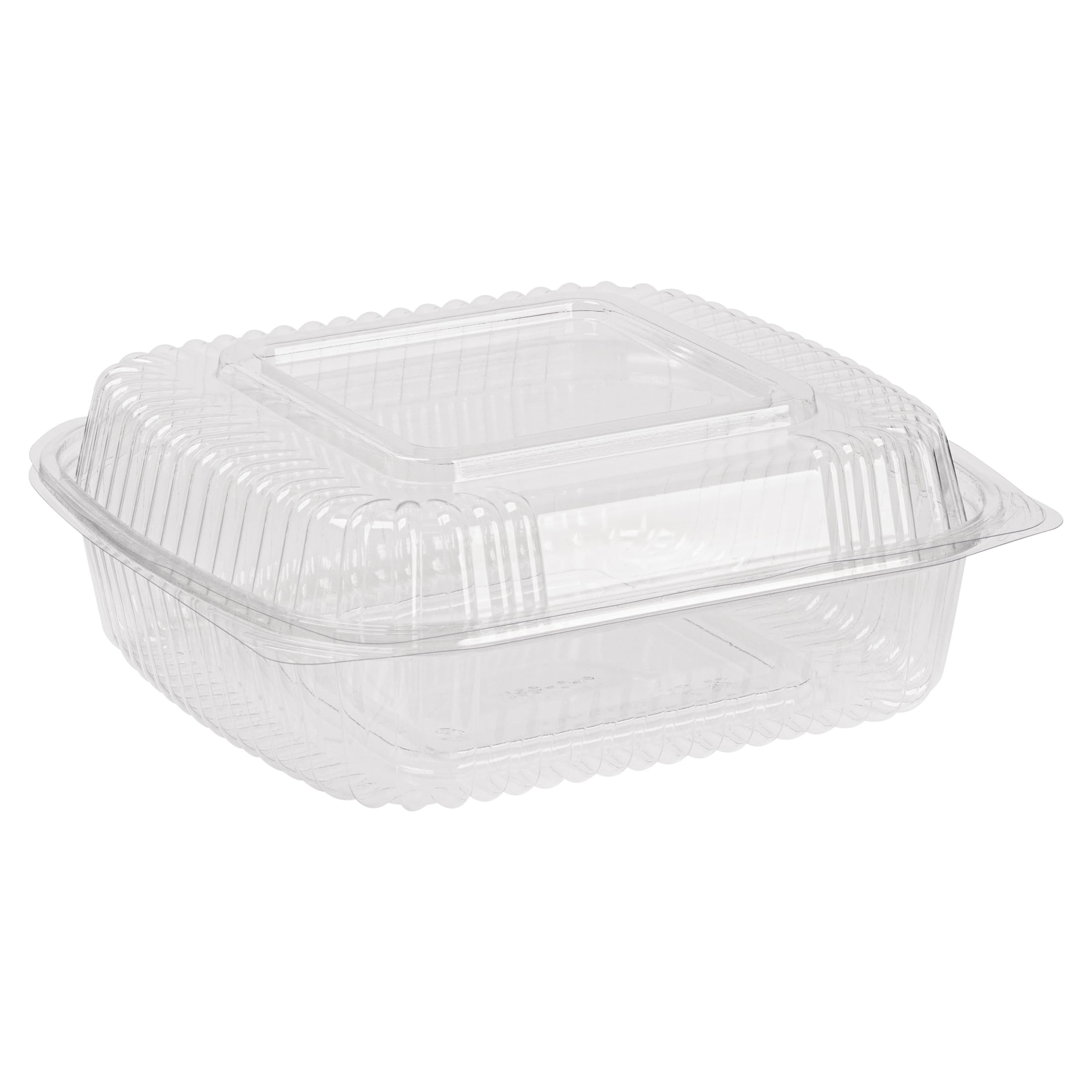 STALKMARKET Jaya 100% Compostable Clear PLA Hinged Clamshell