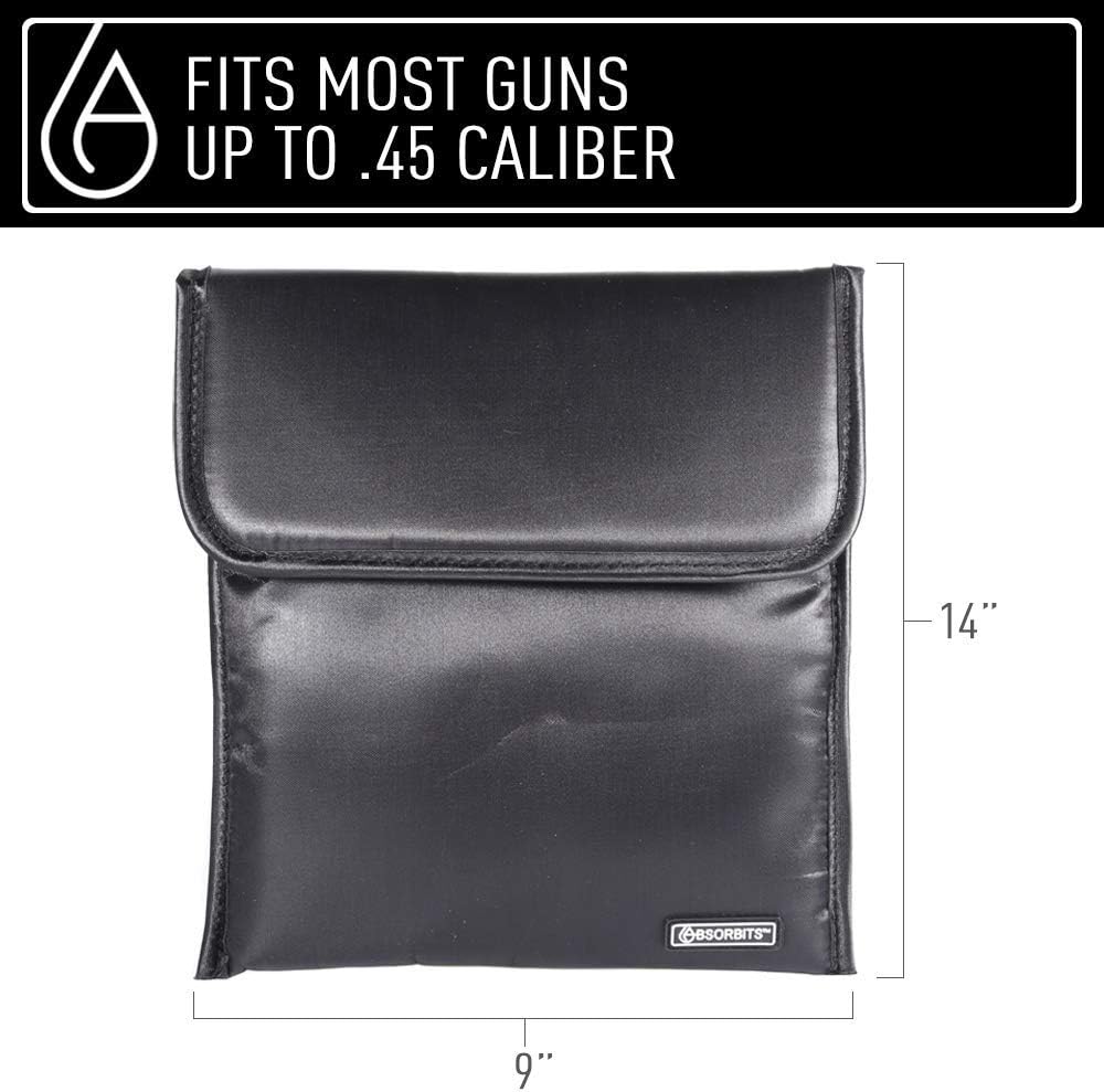 BONE-DRI Rust Prevention Gun & Ammo Bag - Moisture Absorbing Gun Bag for Handguns