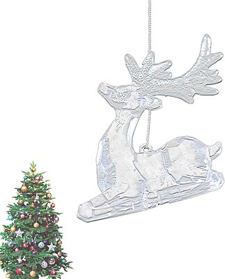 Luhr-Jensen 30' Jet Driver - Clear UV Moon Jelly Sitting Deer